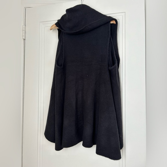 Look by M Black Shawl Vest - Picture 2 of 3